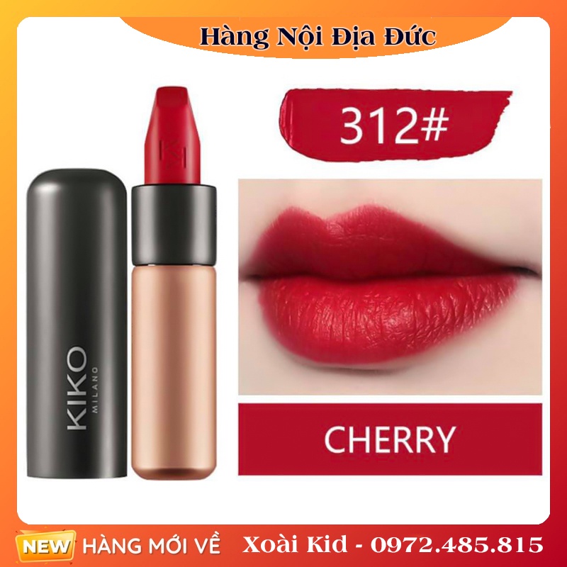 [SALE] Son KIKO VELVET PASION MATTE - Đủ Bill mua tại Đức