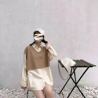 Sét 2 món sơmi croptop