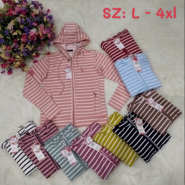 Áo khoác thun sọc chất mát mịn cao cấp | BigBuy360 - bigbuy360.vn