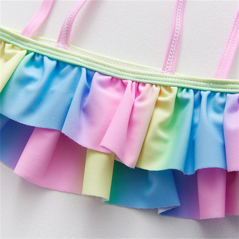 Bộ Đồ Bơi Bikini Hai Mảnh Mùa Hè 2022 Hợp Thời Trang Cho Bé Gái 3-12 Tuổi