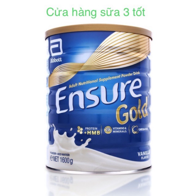 Sữa bột Ensure Gold HMB 850g (Hsd 05/2022)