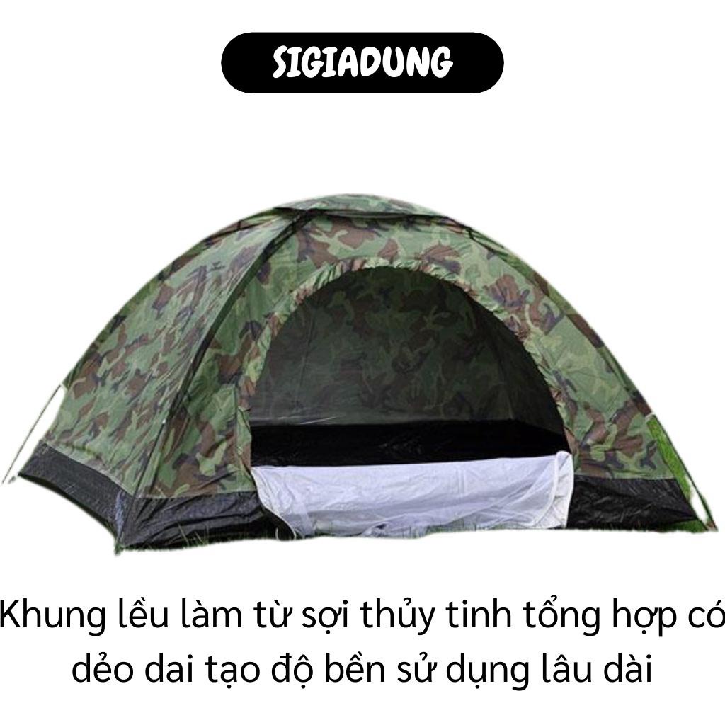 [SGD] Lều Cắm trại - Lều Trại Du Lịch, Vải Chống Nước Cực Tốt, Ngăn Chặn Gió 3732