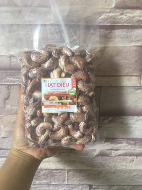 500gr hạt điều rang muối loại to ngon hút chân không | BigBuy360 - bigbuy360.vn