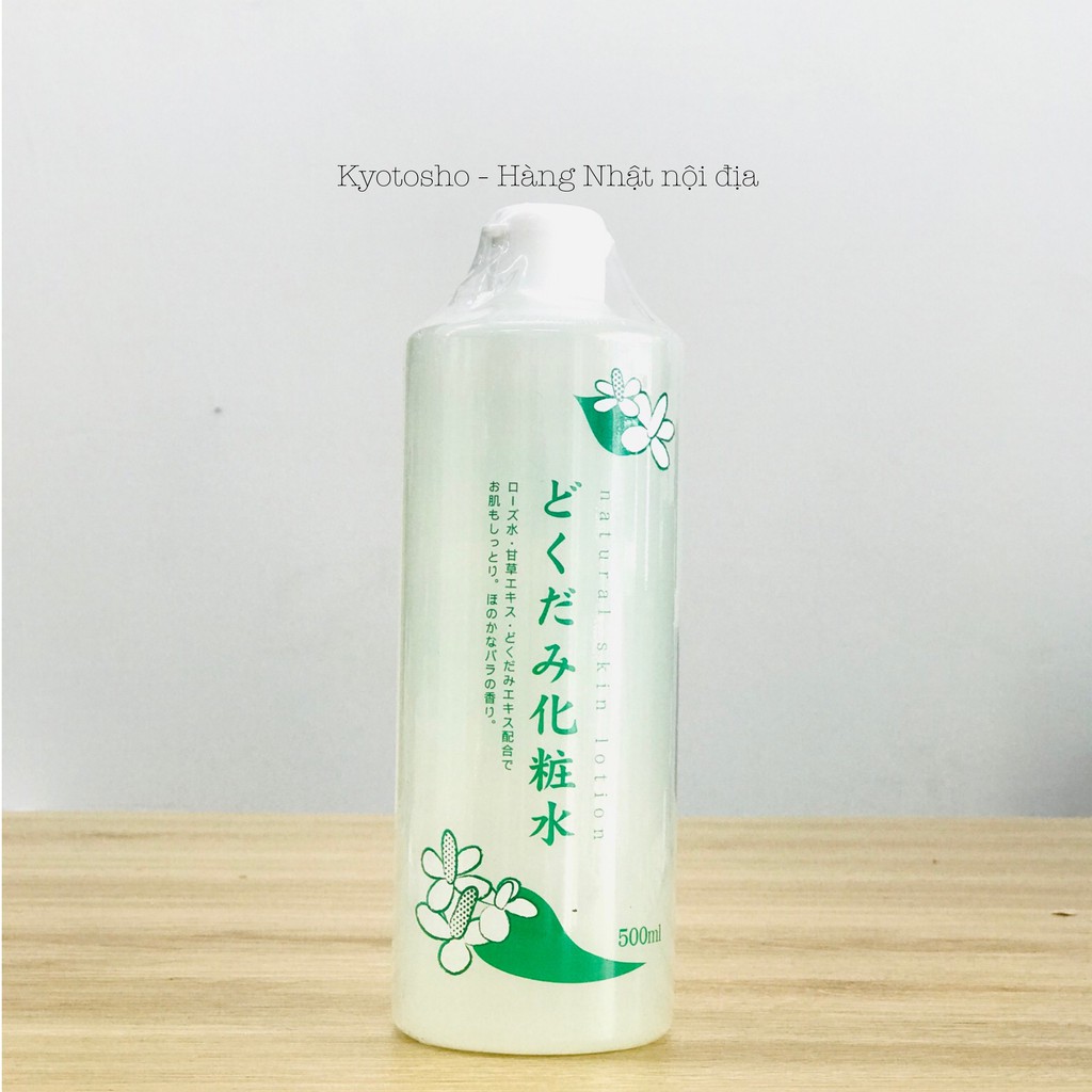 Nước hoa hồng Dokudami Natural lá diếp cá nội địa Nhật 500ml