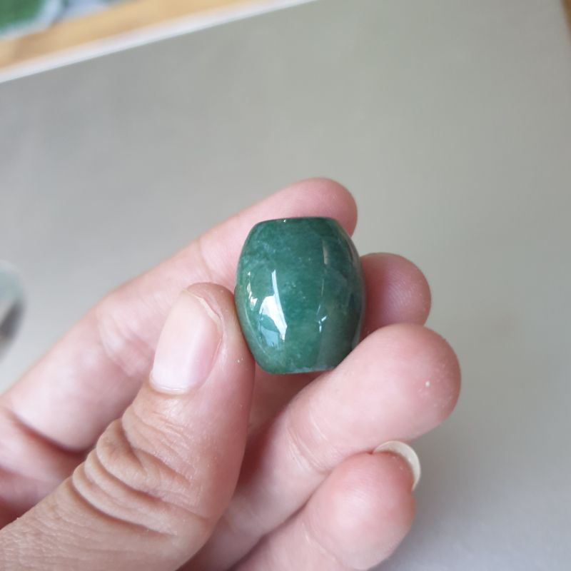 Mặt dây chuyền lu thống đá cẩm thach nhiều màu size lớn có kèm dây