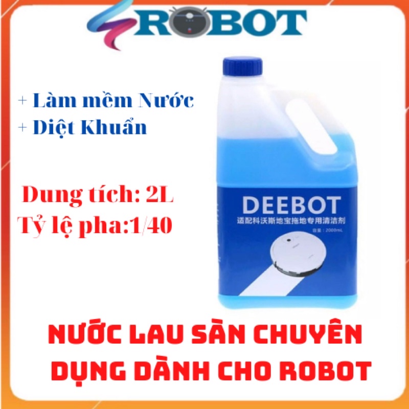 NƯỚC LAU SÀN ROBOT HÚT BỤI DEEBOT 2L