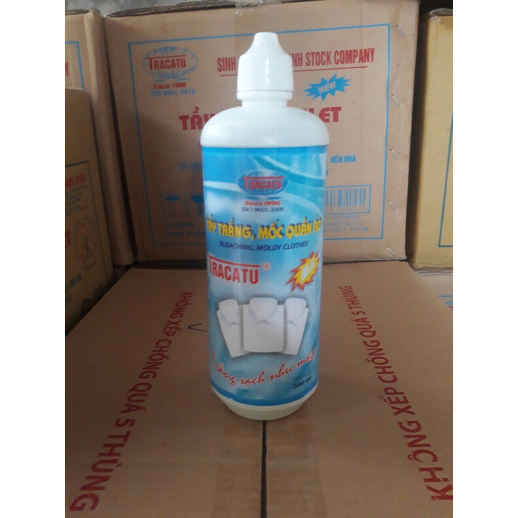 Tẩy quần áo Tracatu siêu sạch loại to 500ml