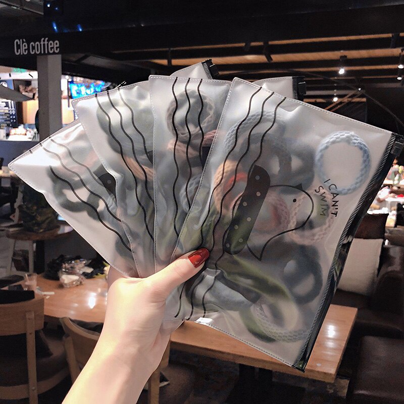 Set 10 Dây Cột Tóc Cao Su Co Giãn Cho Nữ