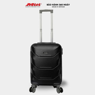 Vali du lịch nhựa thời trang cao cấp chống trầy xước chống va đập size 20inch MITI VL513035