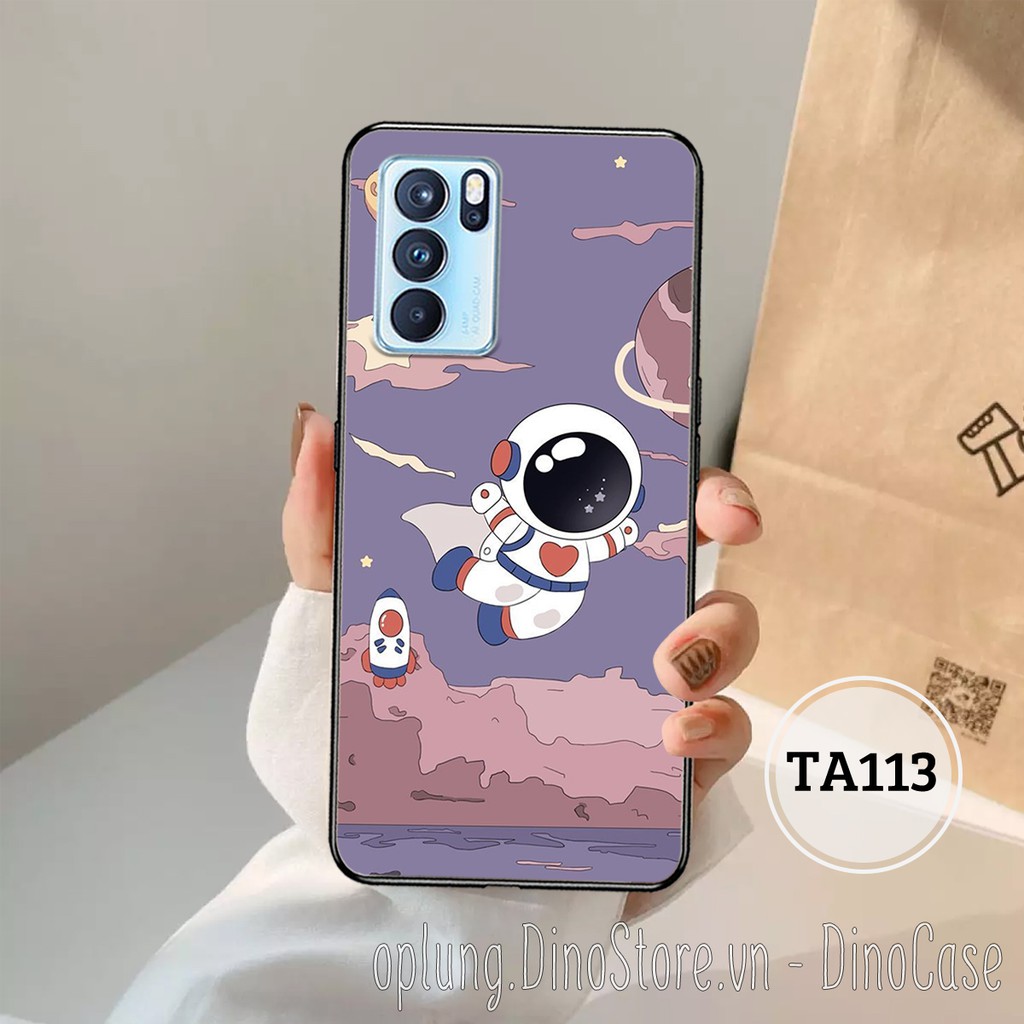 Ốp lưng điện thoại Oppo Reno6 - Reno6 Z 5G - Reno6 Pro 5G -  Ốp lưng Oppo in hình phi hành gia vũ trụ đáng yêu.
