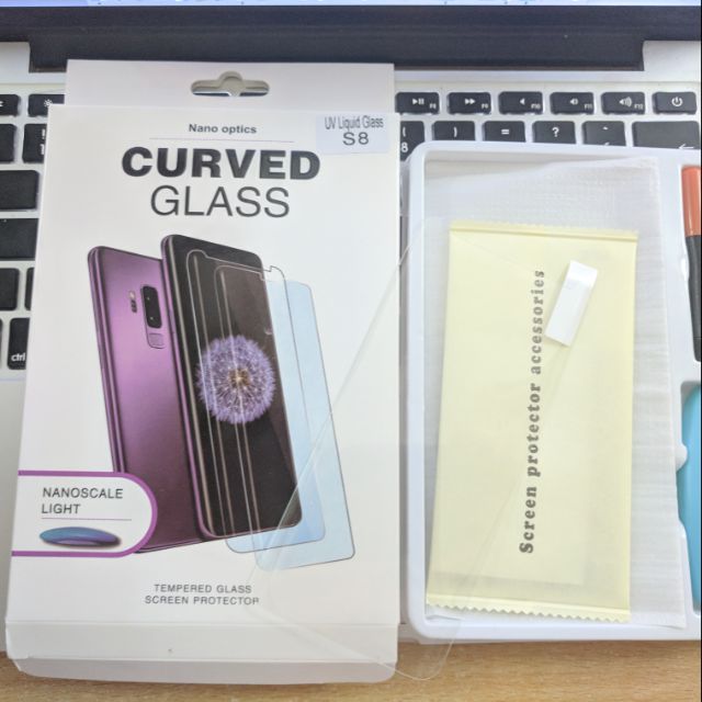 Cường Lực Full Màn keo nước UV cho Samsung S8, S8 Plus