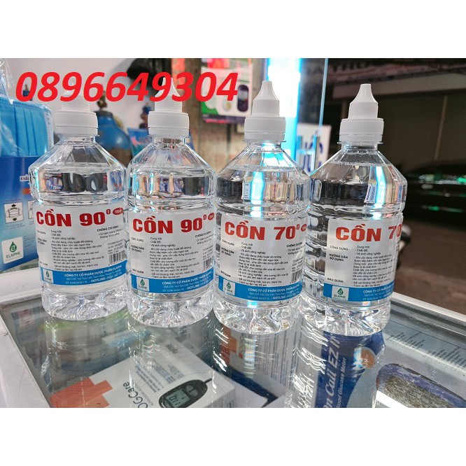 CỒN 70 VÀ 90 ĐỘ SÁT KHUẨN 500ML