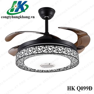 Quạt trần đèn trang trí kết hợp loa Bluetooth