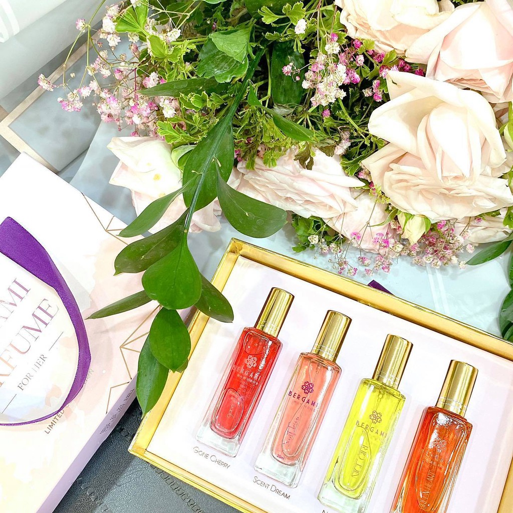SET NƯỚC HOA NỮ CAO CẤP BERGAMI 🔥CÁ TÍNH QUA TỪNG MÙI HƯƠNG
