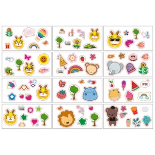 Miếng Dán Trang Trí Bình Nước Bằng Pvc Chống Thấm Nước Họa Tiết Hoạt Hình Dễ Thương Sáng Tạo