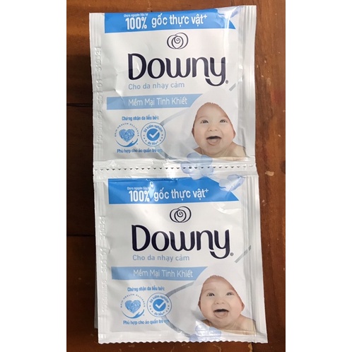 nước xả vải downy ( đủ màu ) dây 10 gói * 20 ml