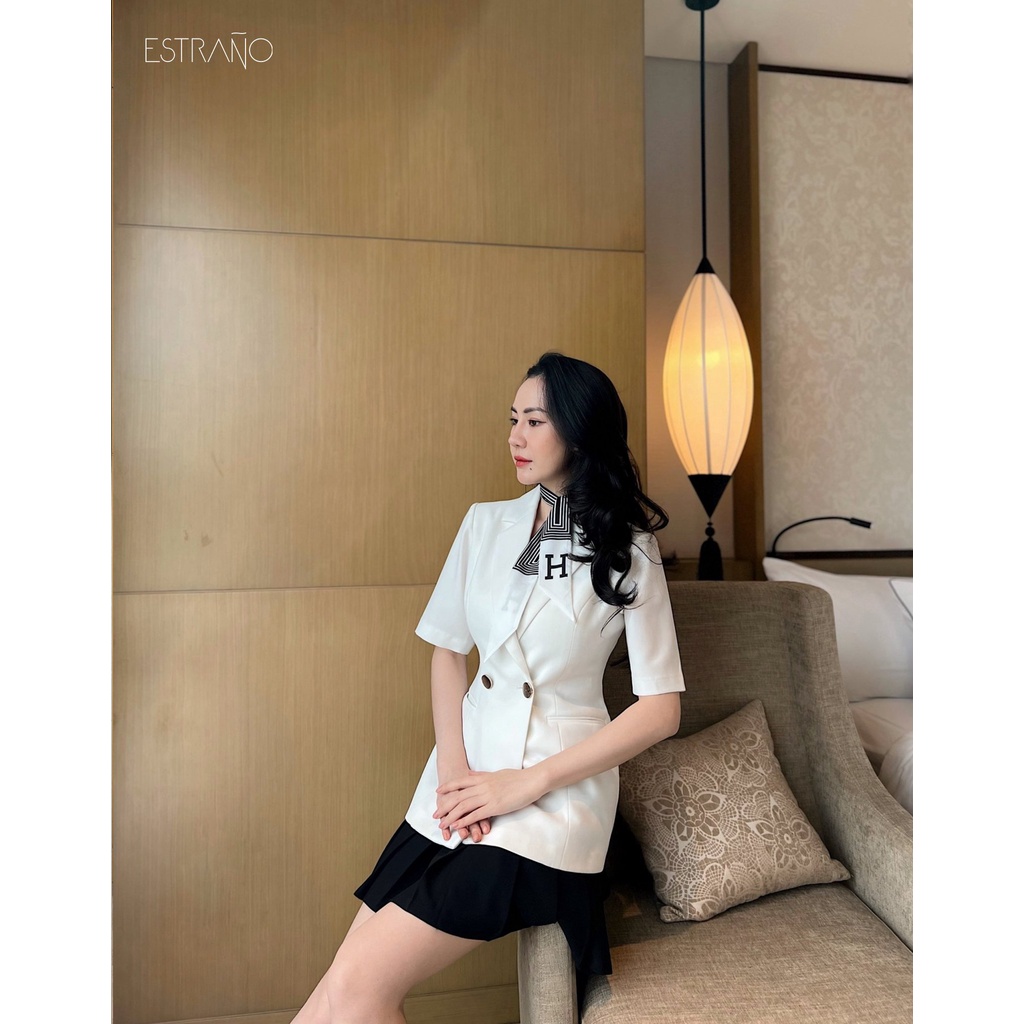 Set vest cao cấp thiết kế by ESTRANO - Lucie trắng sang trọng
