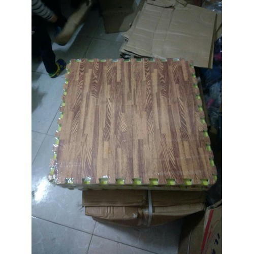 Thảm xốp vân gỗ lót sàn 1 bộ 6 miếng KT 60x 60 cm - MS0011