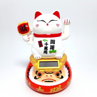 MÈO THẦN TÀI, MÈO MAY MẮN MANEKI NEKO 23019 VẪY TAY CAO 15.5CM