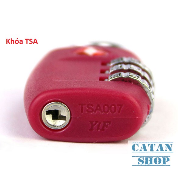 Khóa số mini có ổ khóa TSA thích hợp cho vali, túi xách, balo, tủ cá nhân,an toàn, tiện lợi, nhỏ gọn DL16-KhoaTSA