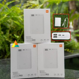 Pin dự phòng Xiaomi 10000mAh Pocket PB1022ZM sạc nhanh iphone chuẩn PD và QC3.0
