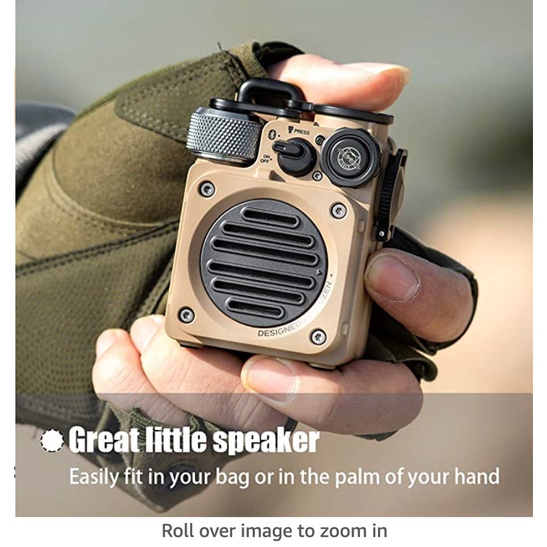 MUZEN Wild Mini Không dây Bluetooth 5.0 Loa Ngoài trời Không thấm nước Phong cách Retro Nghệ thuật Punk