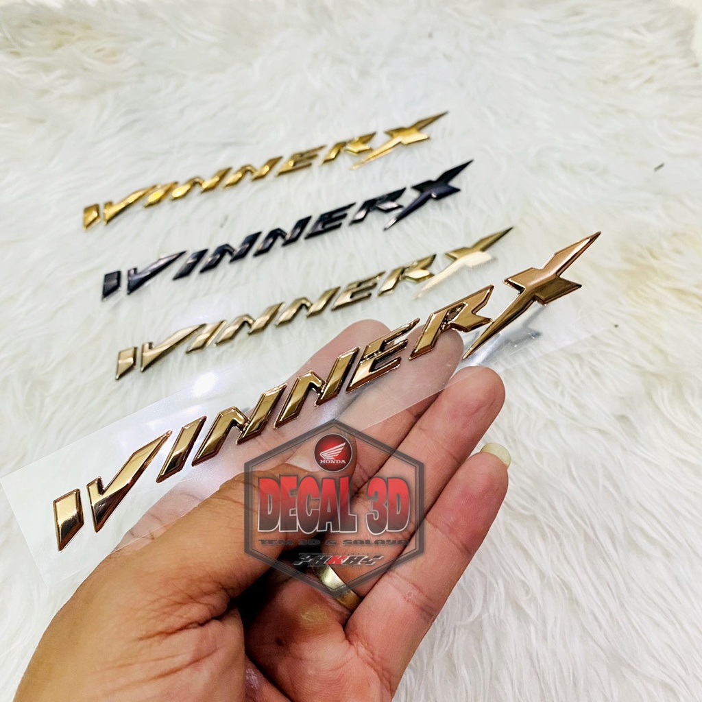 Tem chữ winner X v2 2021 2022 nhiều màu hàng zin cao cấp siêu bám dính - giá 1 cặp