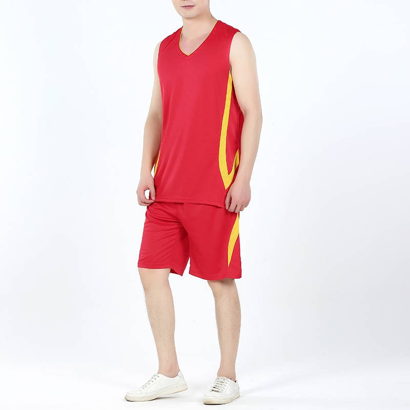 Bộ quần áo bóng rổ nam nhanh khô và thoáng khí áo sinh viên đại học đội phù hợp với quần áo thể thao chạy bộ buổi sáng c