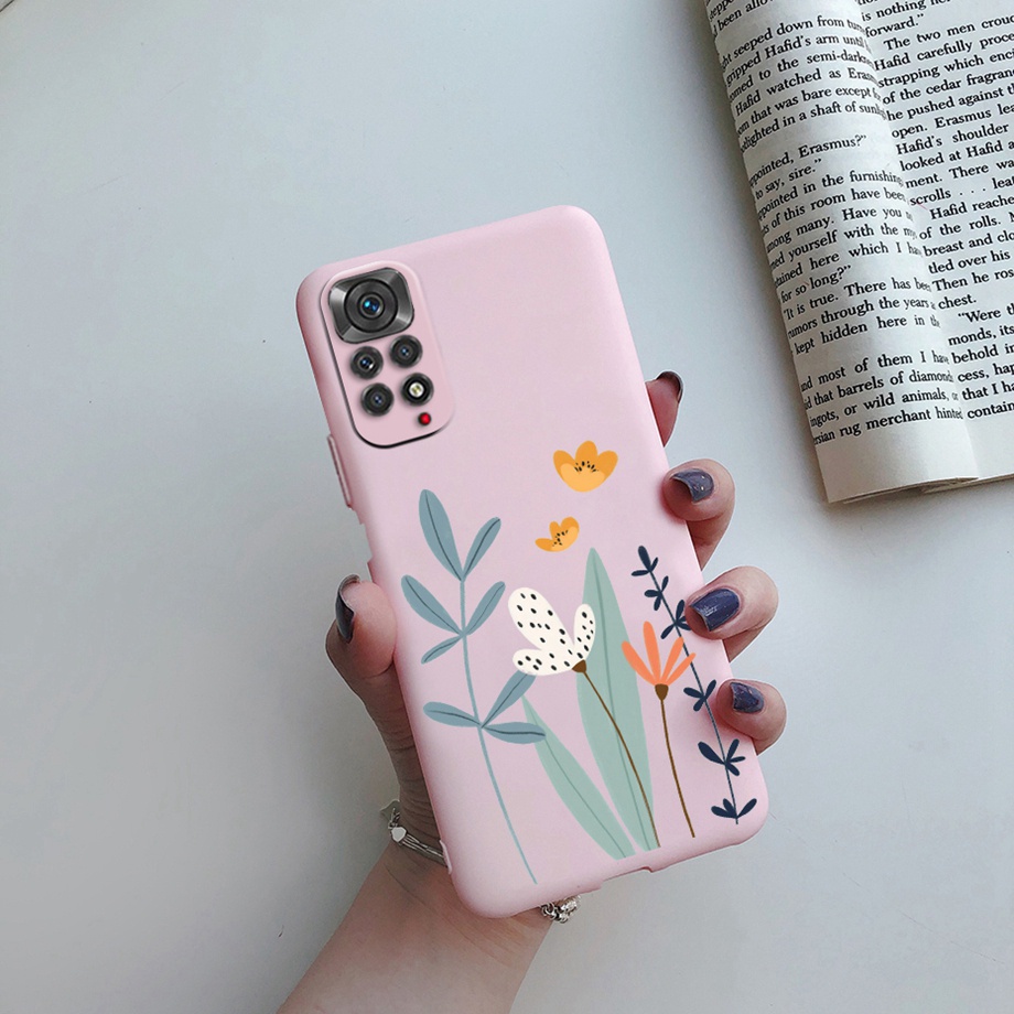 Ốp Điện Thoại TPU Dẻo Họa Tiết Hoa Bướm Sang Trọng Thời Trang Cho Xiaomi Redmi Note11 Note 11 PRO 4G 5G