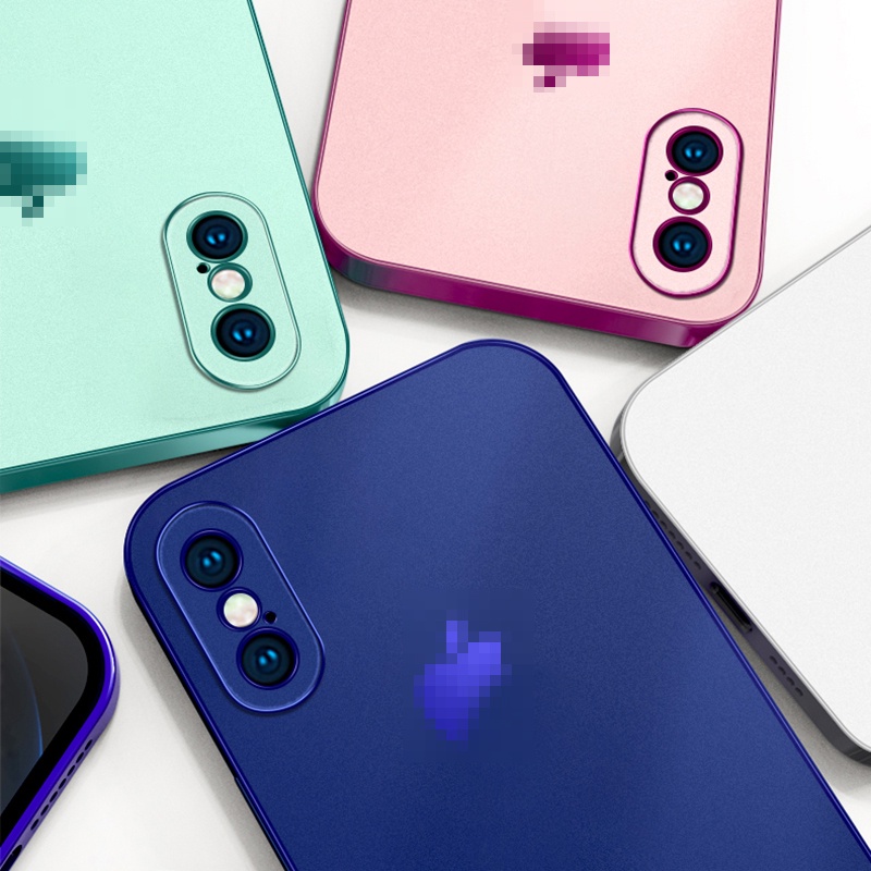 Ốp Điện Thoại TPU Mềm Chống Sốc Bảo Vệ Ống Kính Máy Ảnh Cho iPhone X XS MAX XR