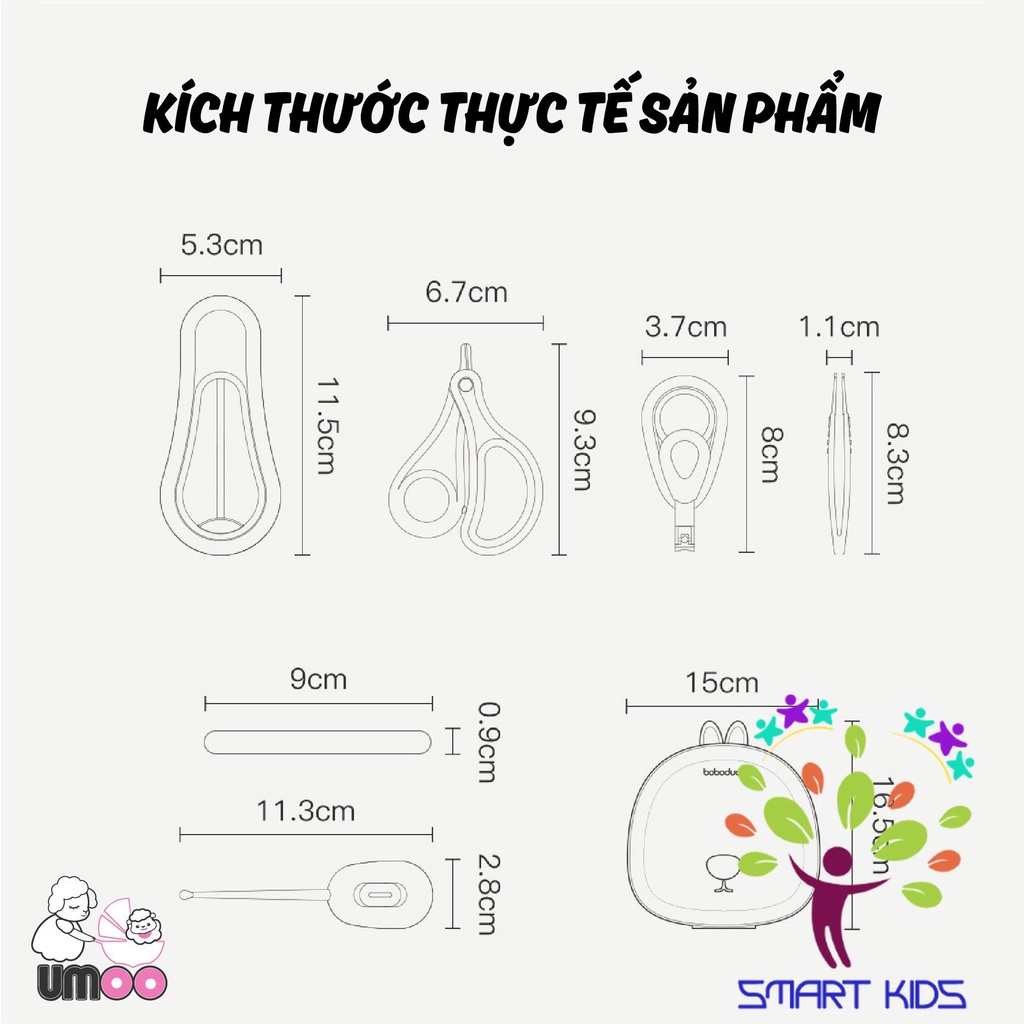 Bộ chăm sóc cho bé Umoo UM-11103