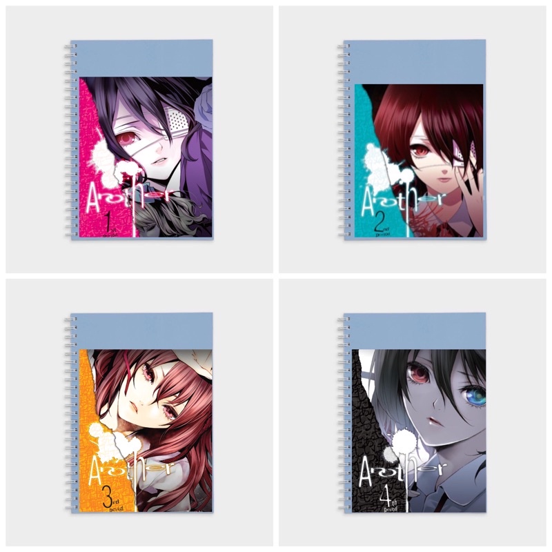 [Nguyên seal] Hộp Quà Boxset 4 Sổ Tay Another - mẫu Manga