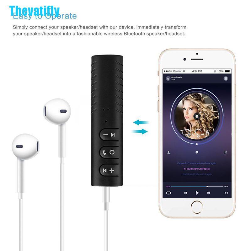 Thiết Bị Chuyển Đổi Âm Thanh Bluetooth Không Dây 3.5mm AUX