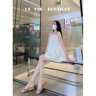 Set áo cổ yếm mảnh kèm short