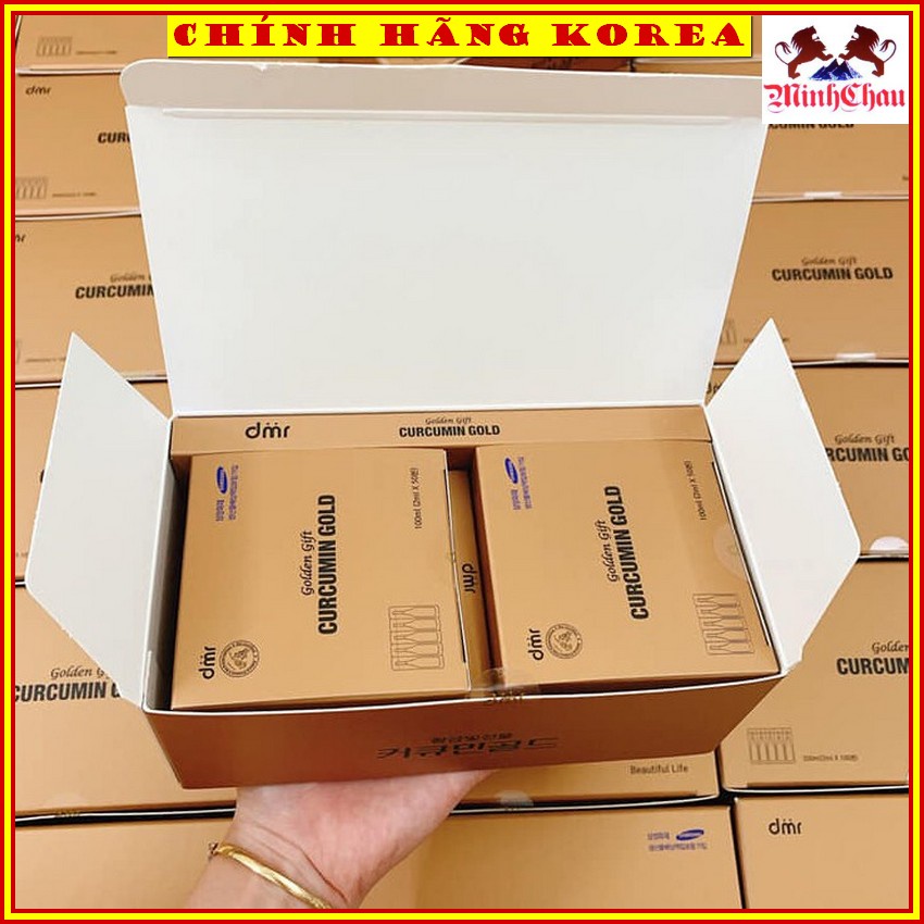 Tinh nghệ nano Curcumin chính hãng hàn quốc hộp 100 tuýp - Tăng đề kháng, giảm mỡ, chống lão hóa, phòng ung thư,minhchau