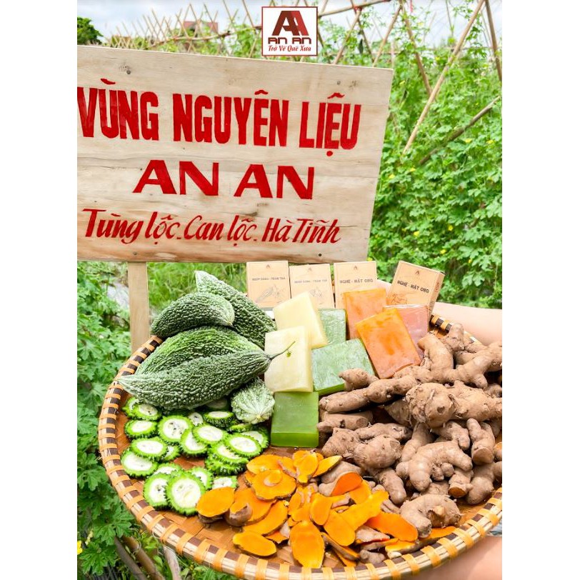 Xà bông Handmade 100% Nghệ, Mật Ong, Mướp Đắng, Tràm Trà