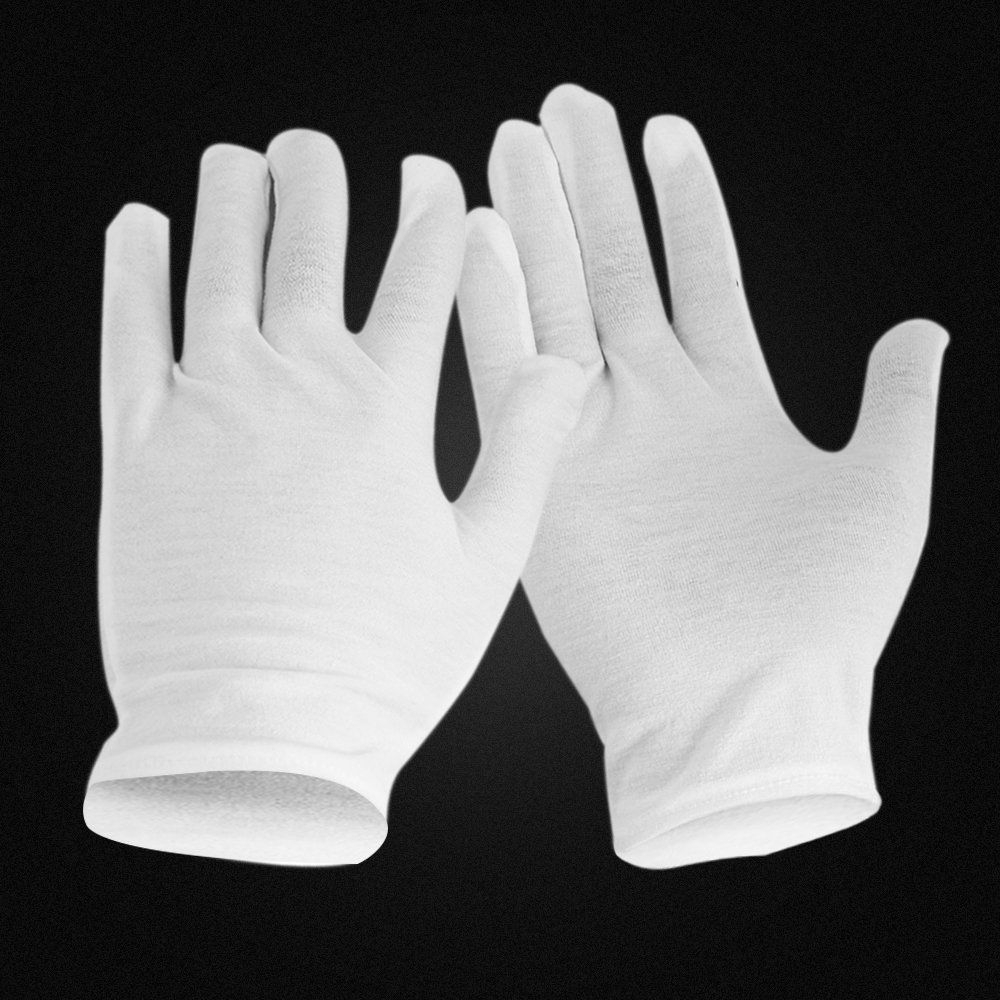 Găng Tay Cotton Trắng Co Giãn Dùng Khi Làm Việc/Rửa Chữa Vật Dụng Tại Nhà