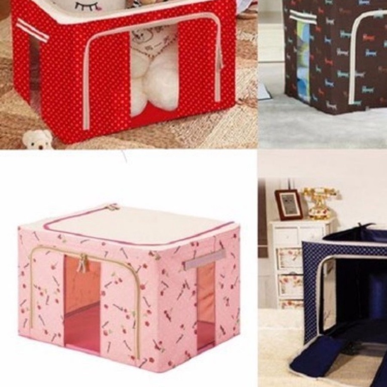 (Bán Buôn Sỉ) TÚI ĐỰNG CHĂN MÀN KHUNG SẮT CỨNG CÁP CHỐNG ẨM, HỘP ĐỂ ĐỒ CHỐNG BỤI CAO CẤP