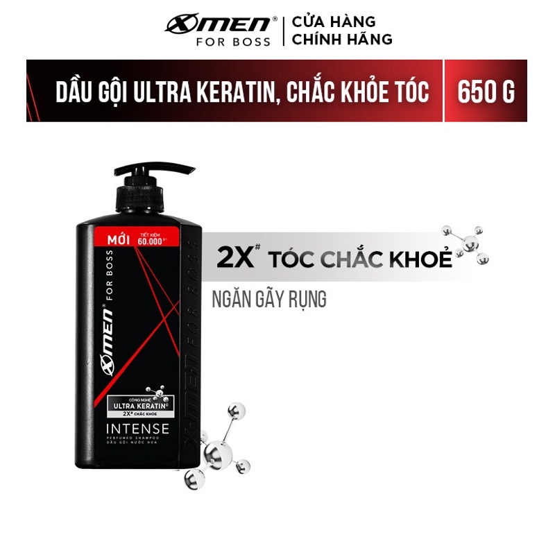 DẦU GỘI NƯỚC HOA XMEN FOR BOSS 650g