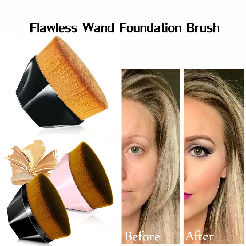 Cọ nền số 55 cọ trang điểm lông mềm bàn chải nền ma thuật Foundation Brush