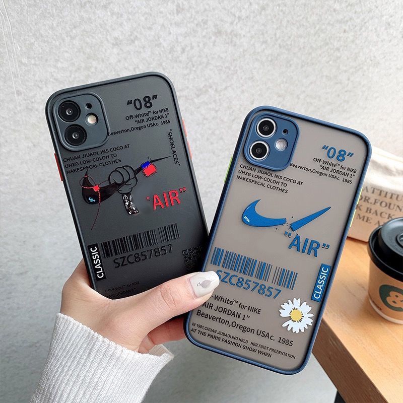 Ốp Điện Thoại Silicon In Logo Giày Thể Thao Sang Trọng Cho Iphone 13 12 11 Pro Max XR X XS Max 6 6s 7 8 Plus