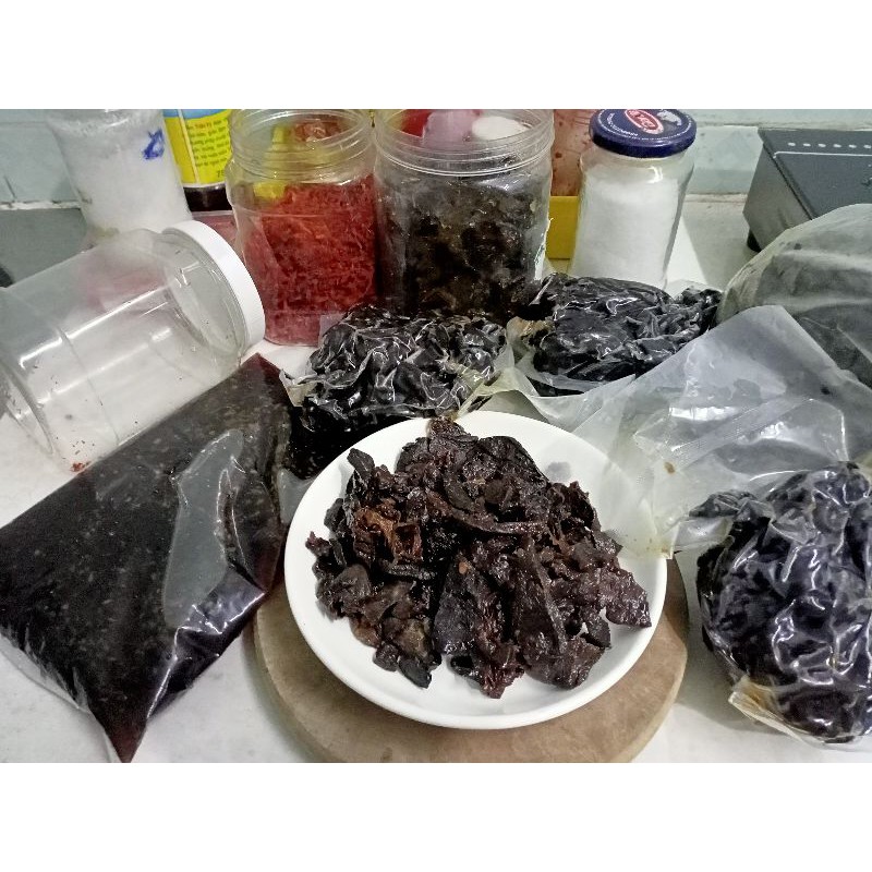 Combo 500gr khô bò đen I+ nước sốt bò loại I