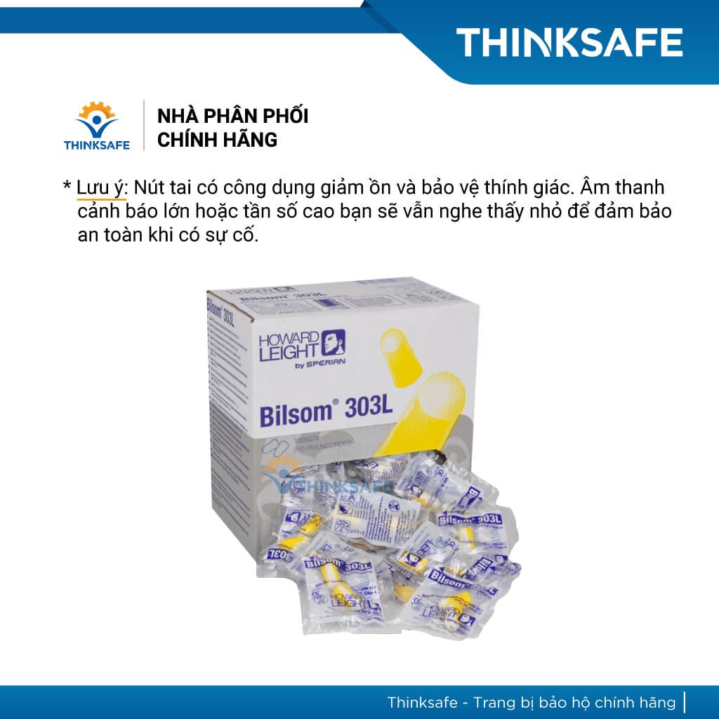 Nút tai chống ồn Honeywell MAX1 chất liệu foam mềm, chống ồn cấu tạo bọt biển, nút giảm ồn (5 cặp) - THINKSAFE