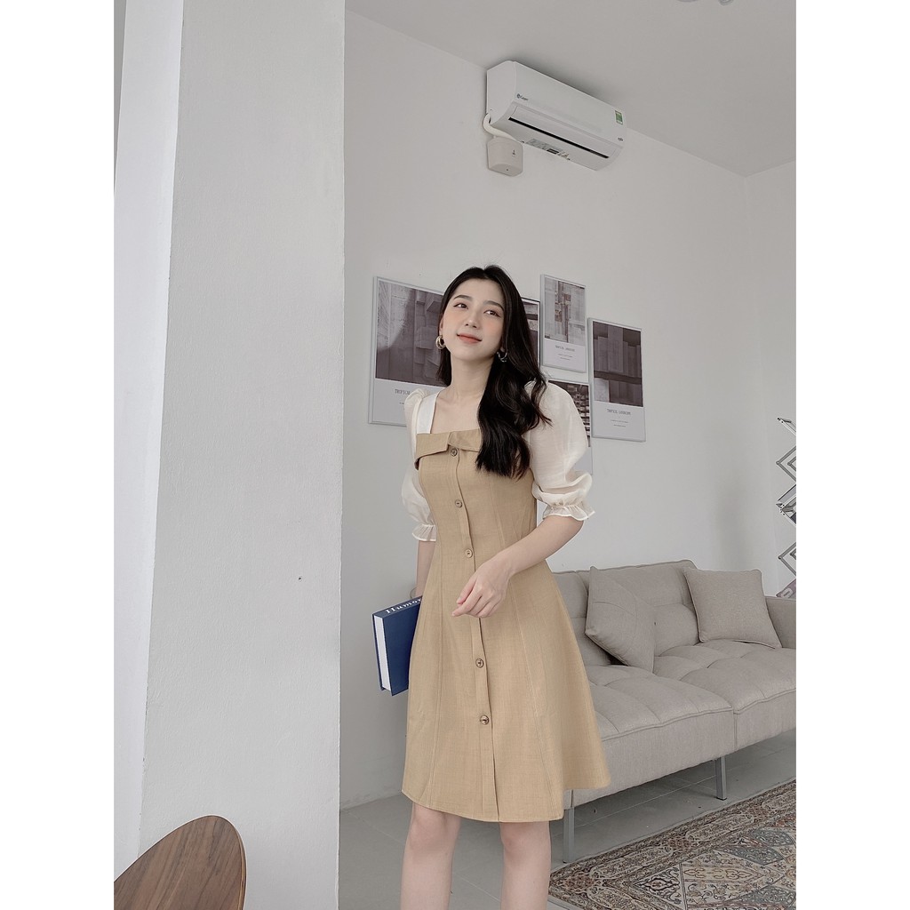 VÁY CỔ VUÔNG NỐI NGỰC | BigBuy360 - bigbuy360.vn