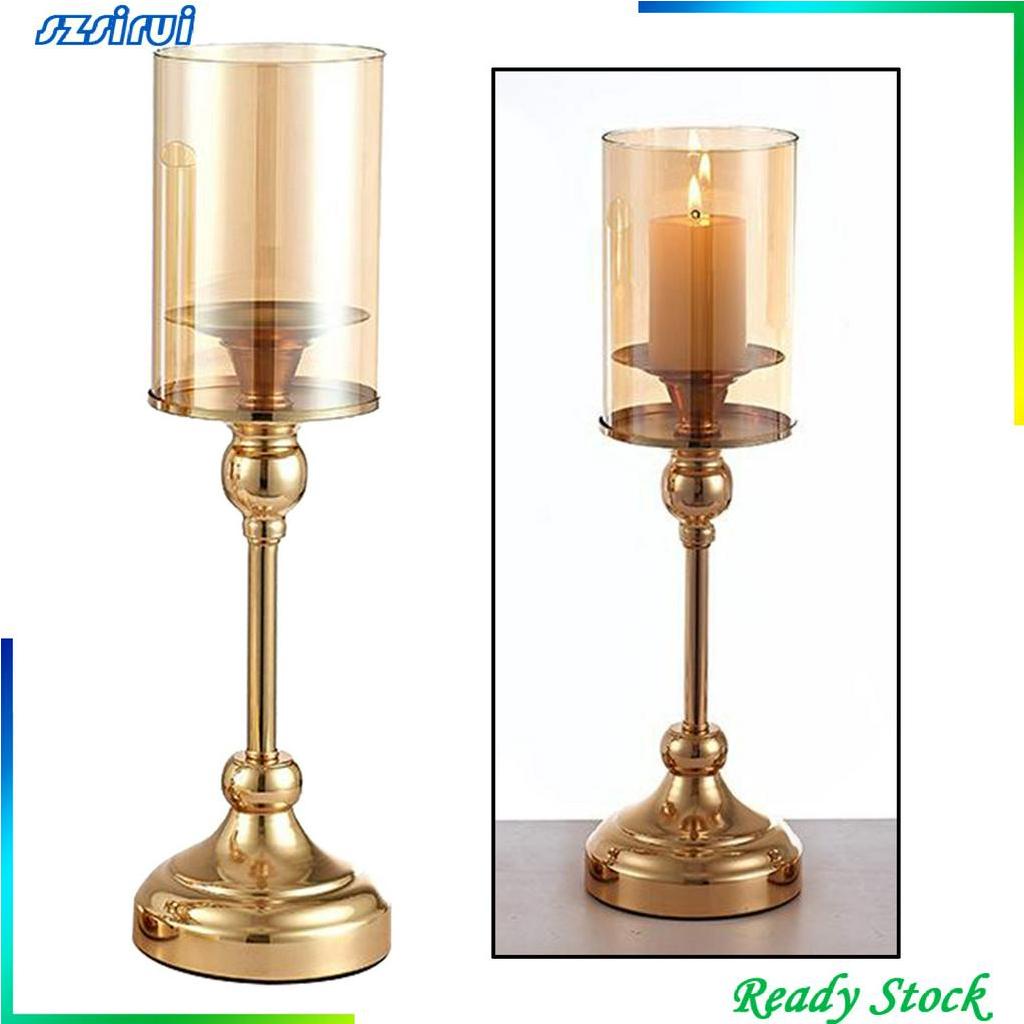 Chân Nến Dạng Hình Trụ Bằng Thủy Tinh Sang Trọng