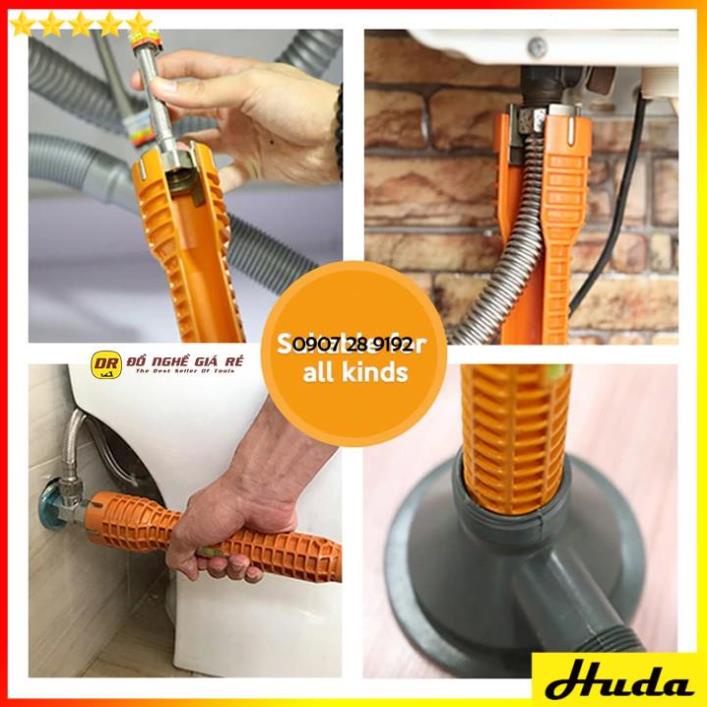 Cờ Lê Vặn Vòi Nước Đa Năng ⚡️FREESHIP⚡️ Dụng Cụ Tháo Mở Dây Vòi Nước Chậu Rửa, Sửa Chữa Ống Nước