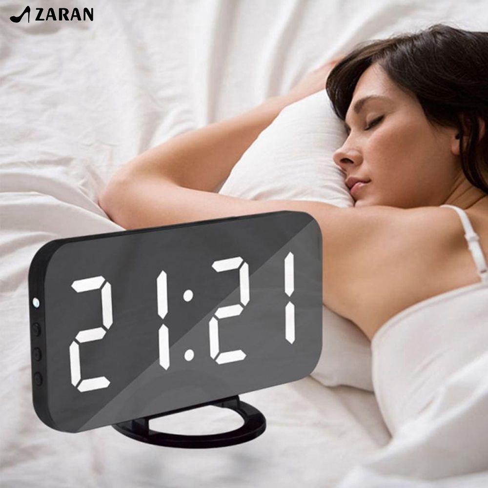 LED Clock Voice Control Electronic Snooze Backlight Desktop Digital Clocks ★ARAN