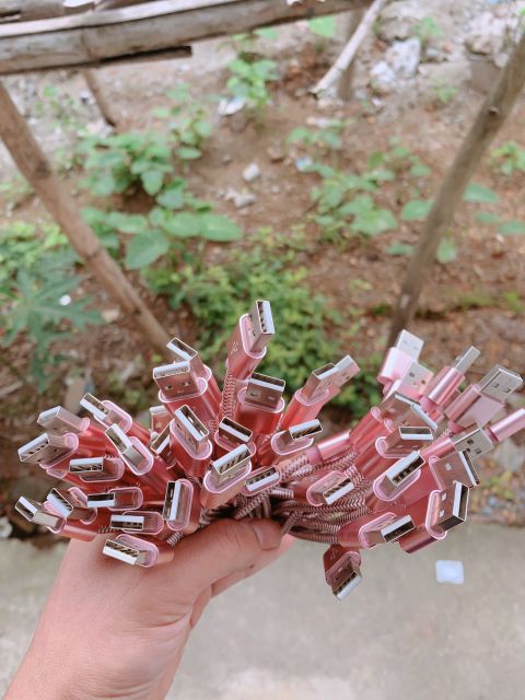 CÁP ANDROID-IPHONE-TYPE C - CÁP NGẮN BỌC DÙ HÀNG XỊN