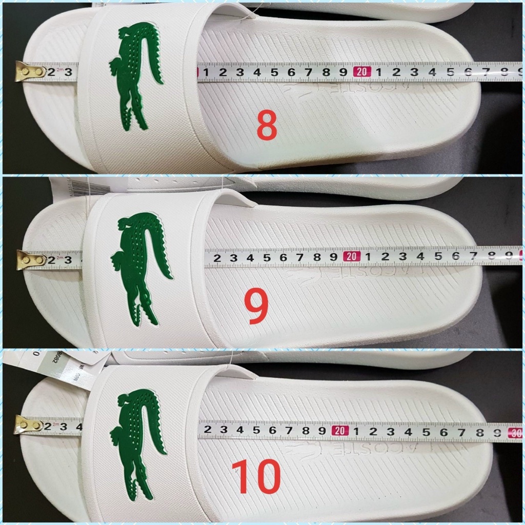 Dép quai ngang Lacoste Croco chính hãng