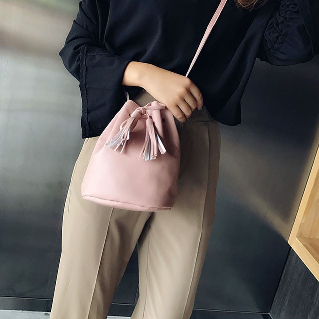 Túi đeo vai thời trang mới của Hàn Quốc 💥FREE SHIP💥 Túi xách nữ sinh túi dây rút túi, Túi mini nữ 2021